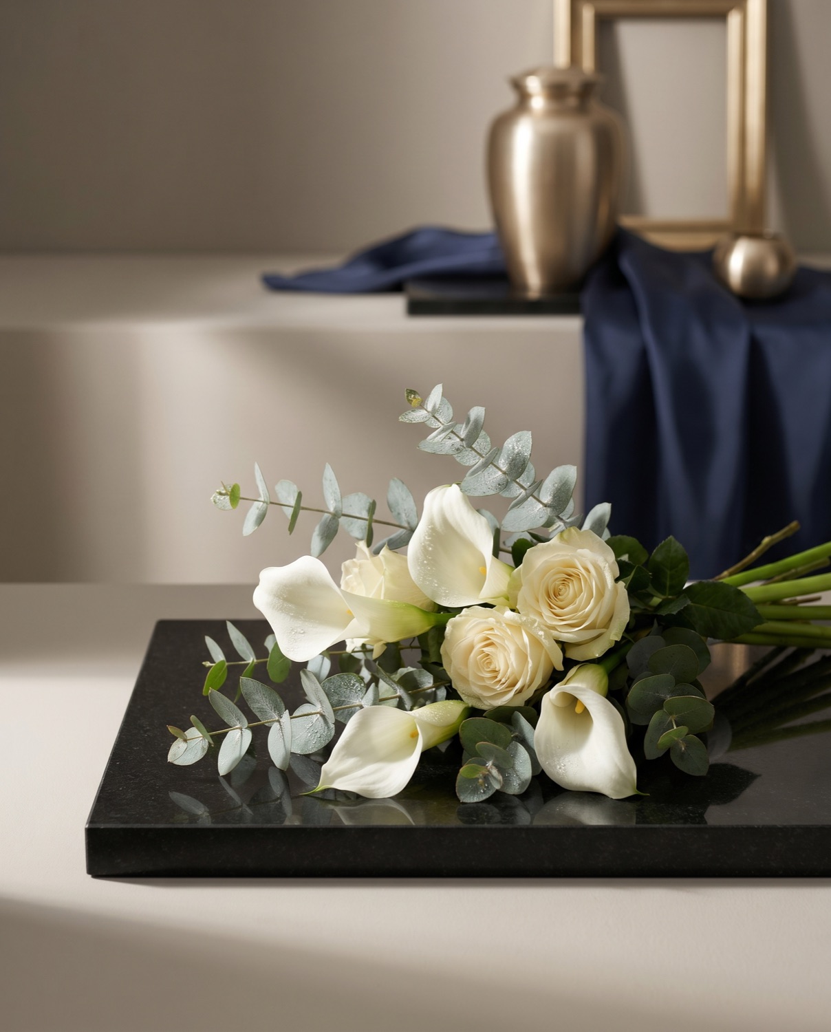 Composition florale memorial